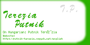 terezia putnik business card